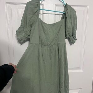 Altar'd State Olive Mini Dress